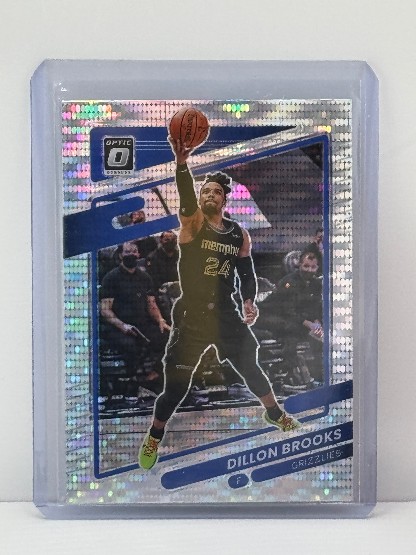 2021-22 Donruss Optic #136 Dillon Brooks Silver Pulsar Prizm