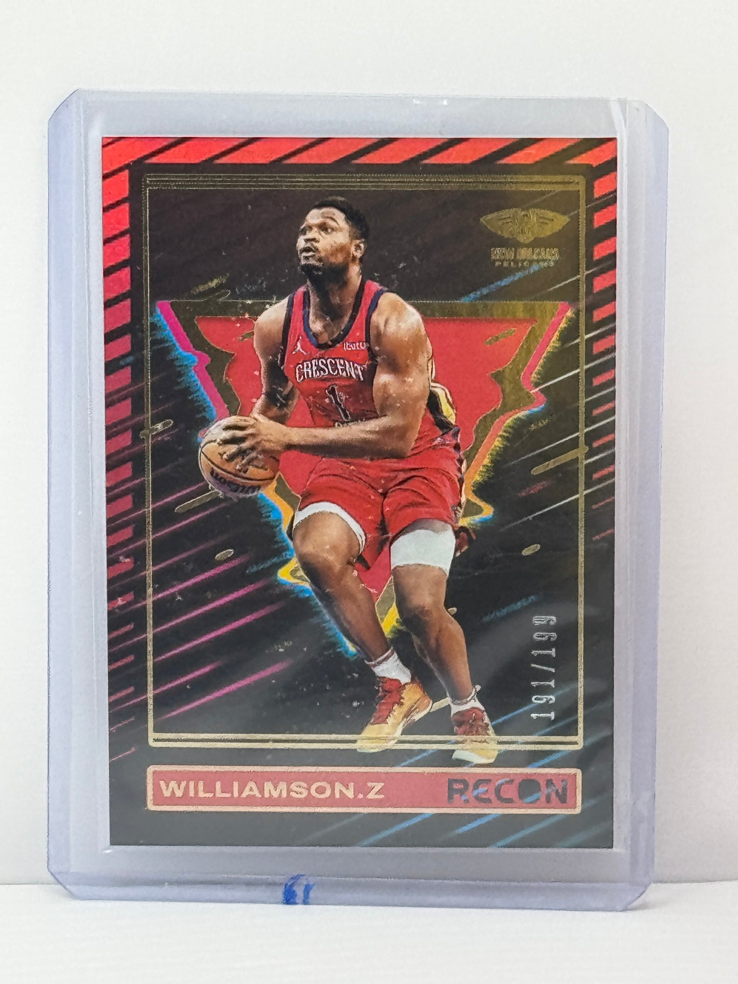 2023-24 Panini Recon #31 Zion Williamson Red Holo 191/199