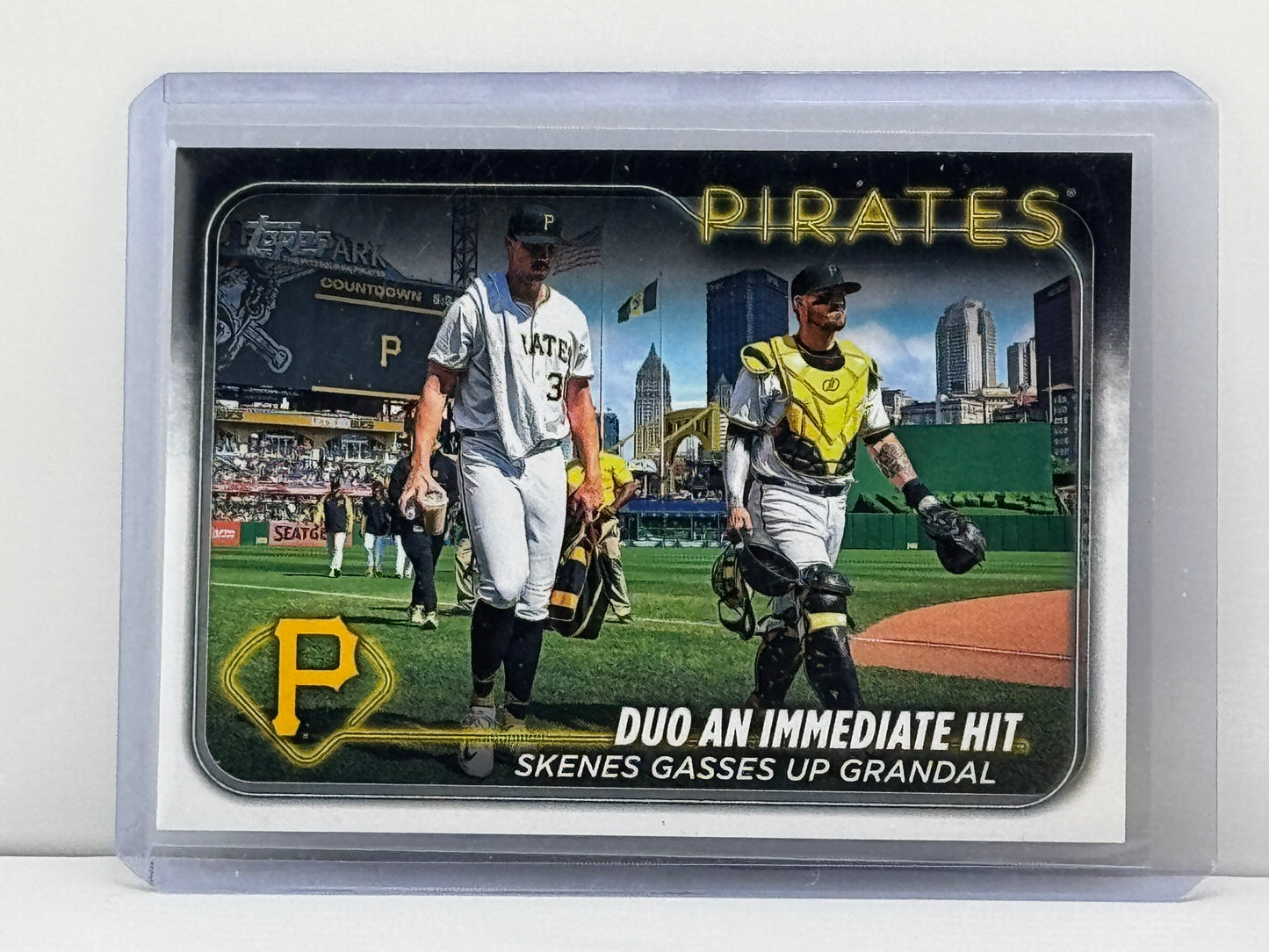 2024 Topps #US160 Paul Skenes Asmani Grandal Veteran Combos