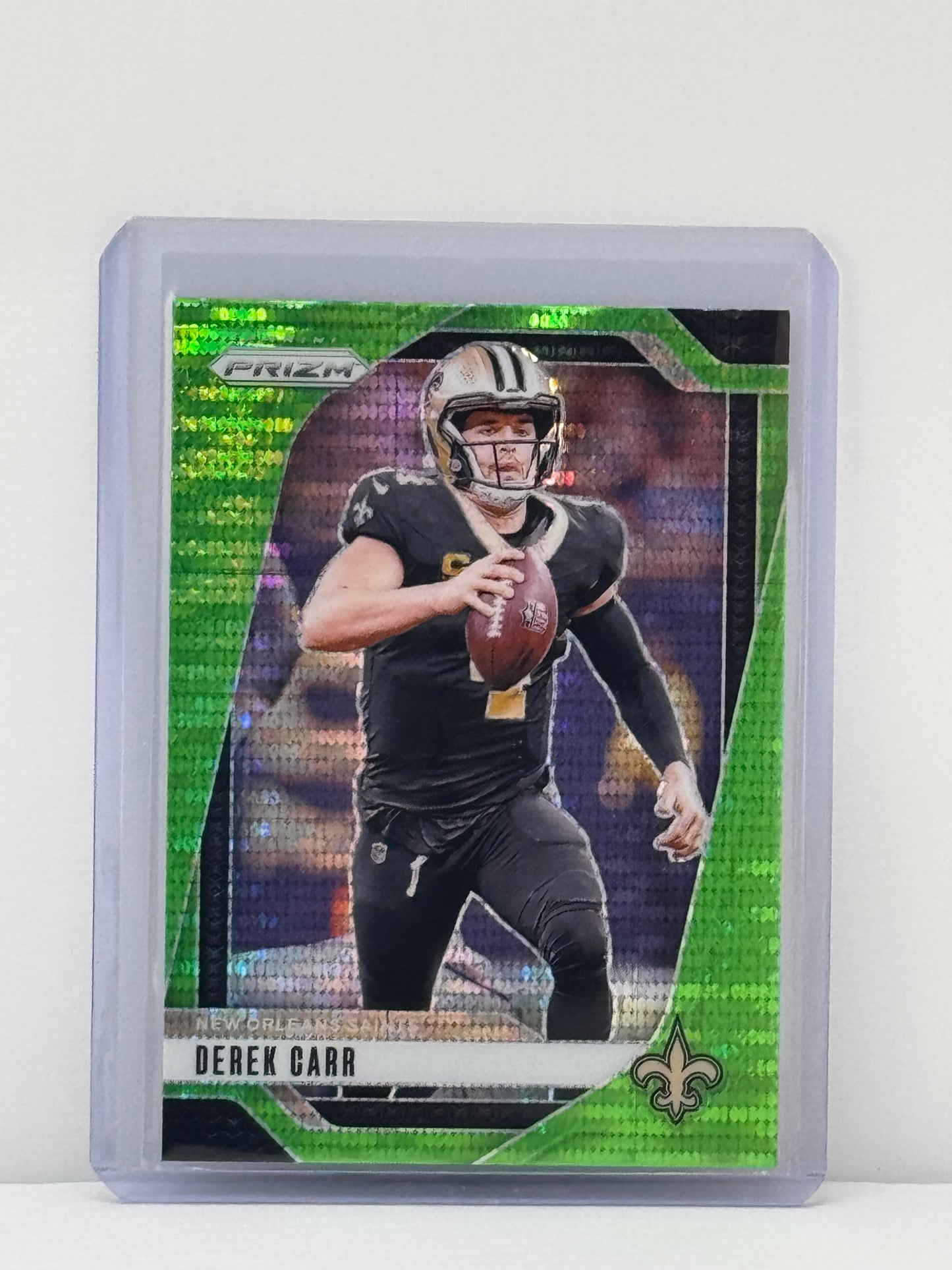 2024 Prizm #203 Derek Carr Neon Green Pulsar Prizm