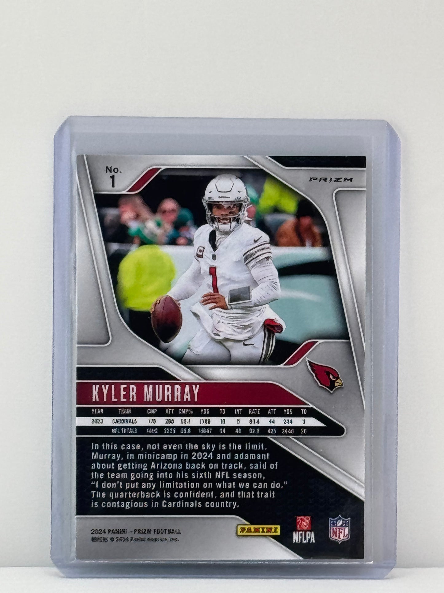 2024 Prizm #1 Kyler Murray Neon Green Pulsar Prizm