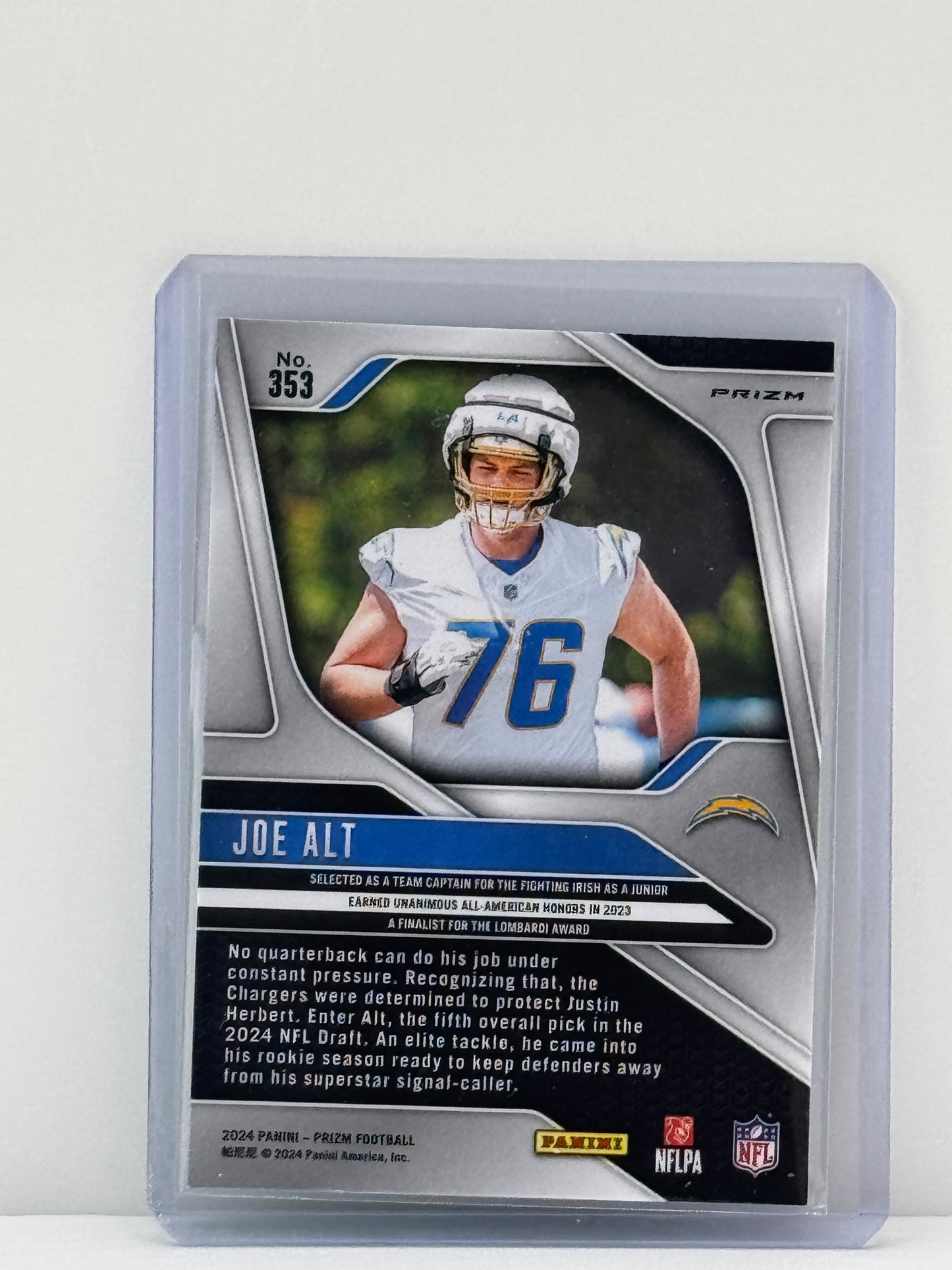 2024 Prizm #353 Joe Alt Neon Green Pulsar Prizm