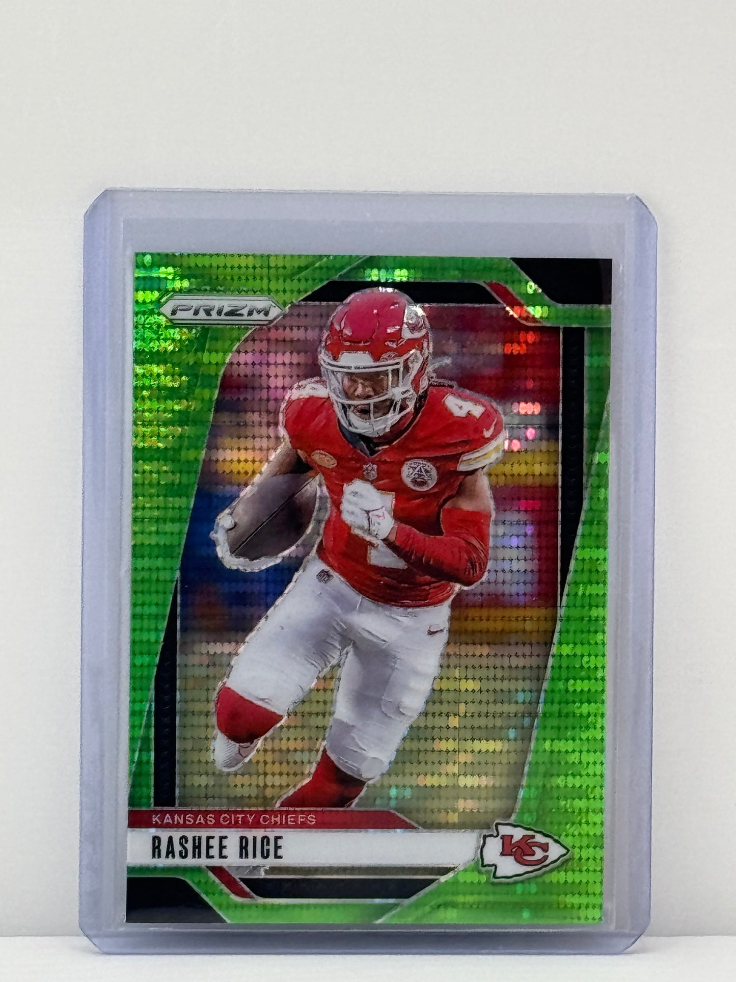 2024 Prizm #141 Rashee Rice Neon Green Pulsar Prizm