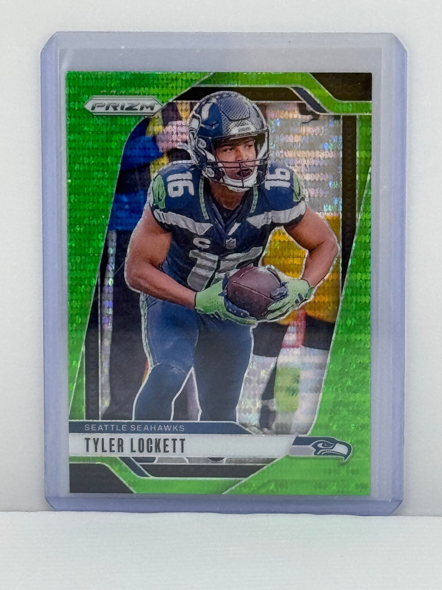 2024 Prizm #262 Tyler Lockett Neon Green Pulsar Prizm