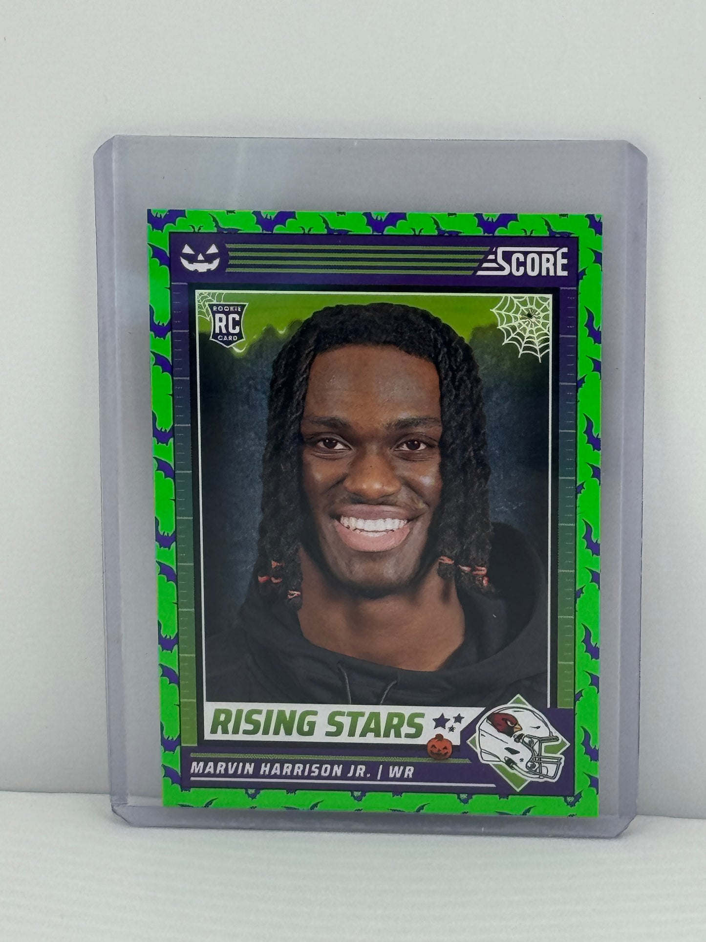 2024 Score-A-Treat #38 Marvin Harrison Jr. Green RC Arizona Cardinals