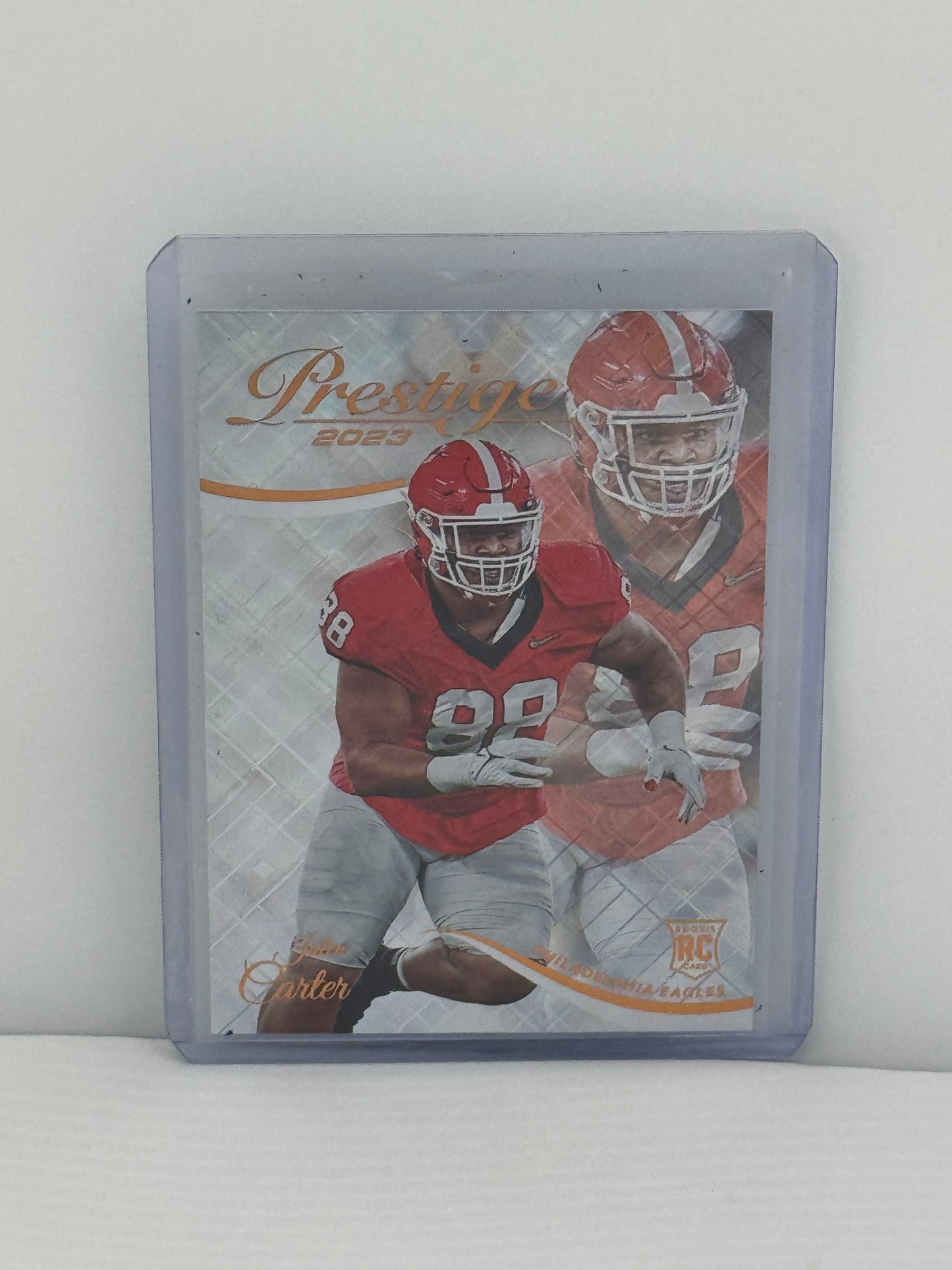 2023 Panini Prestige #344 Jalen Carter Xtras Points Hyper RC Philadelphia Eagles