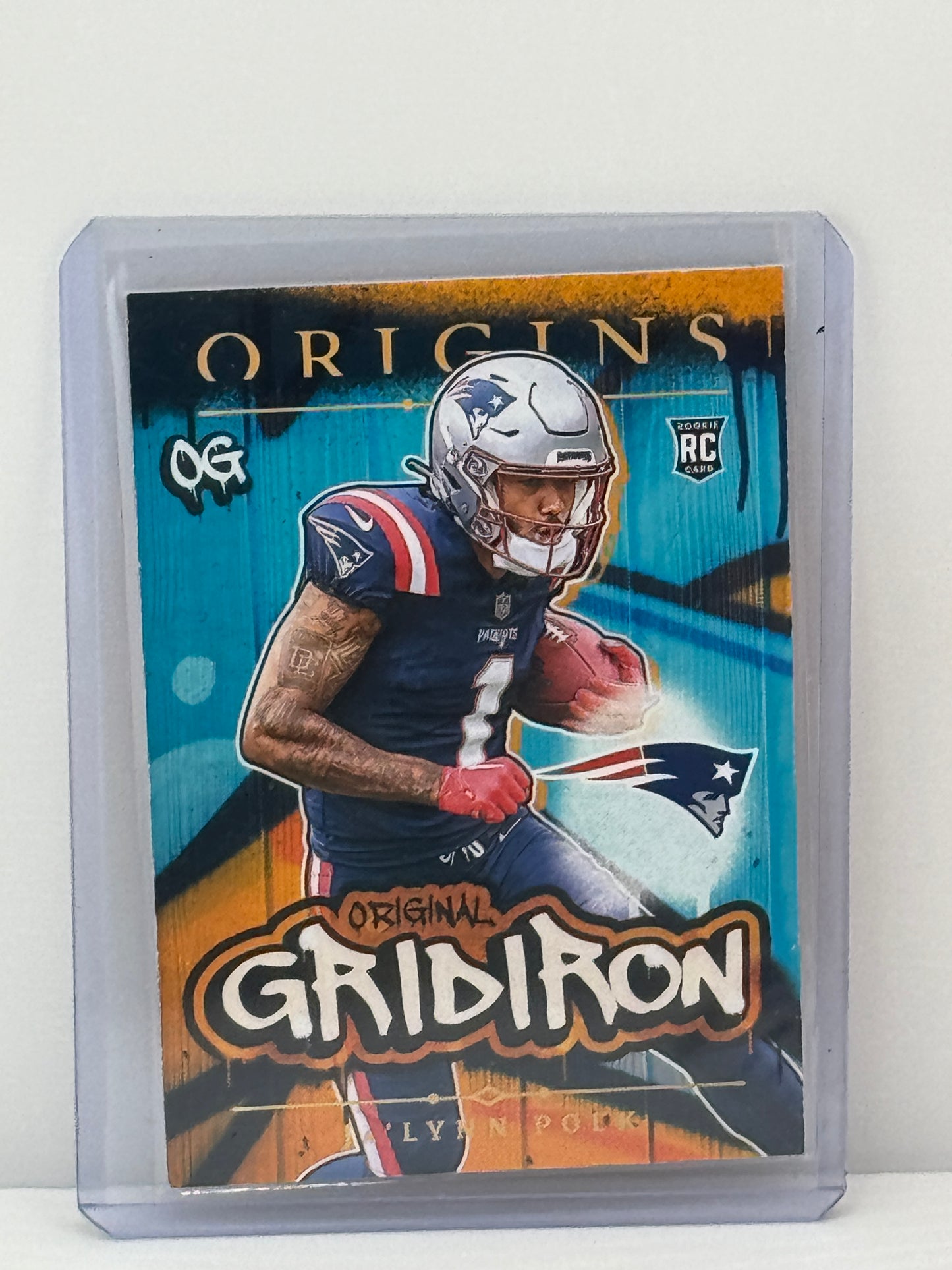 2024 Panini Origins #3 Ja'Lynn Polk Original Gridiron RC New England Patriots