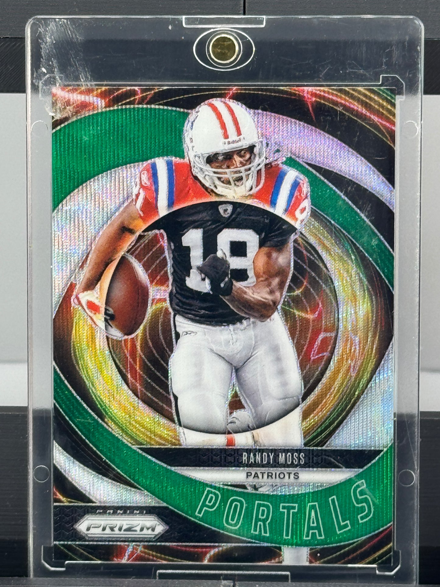 2024 Prizm #3 Randy Moss Portals Green Wave Minnesota Vikings