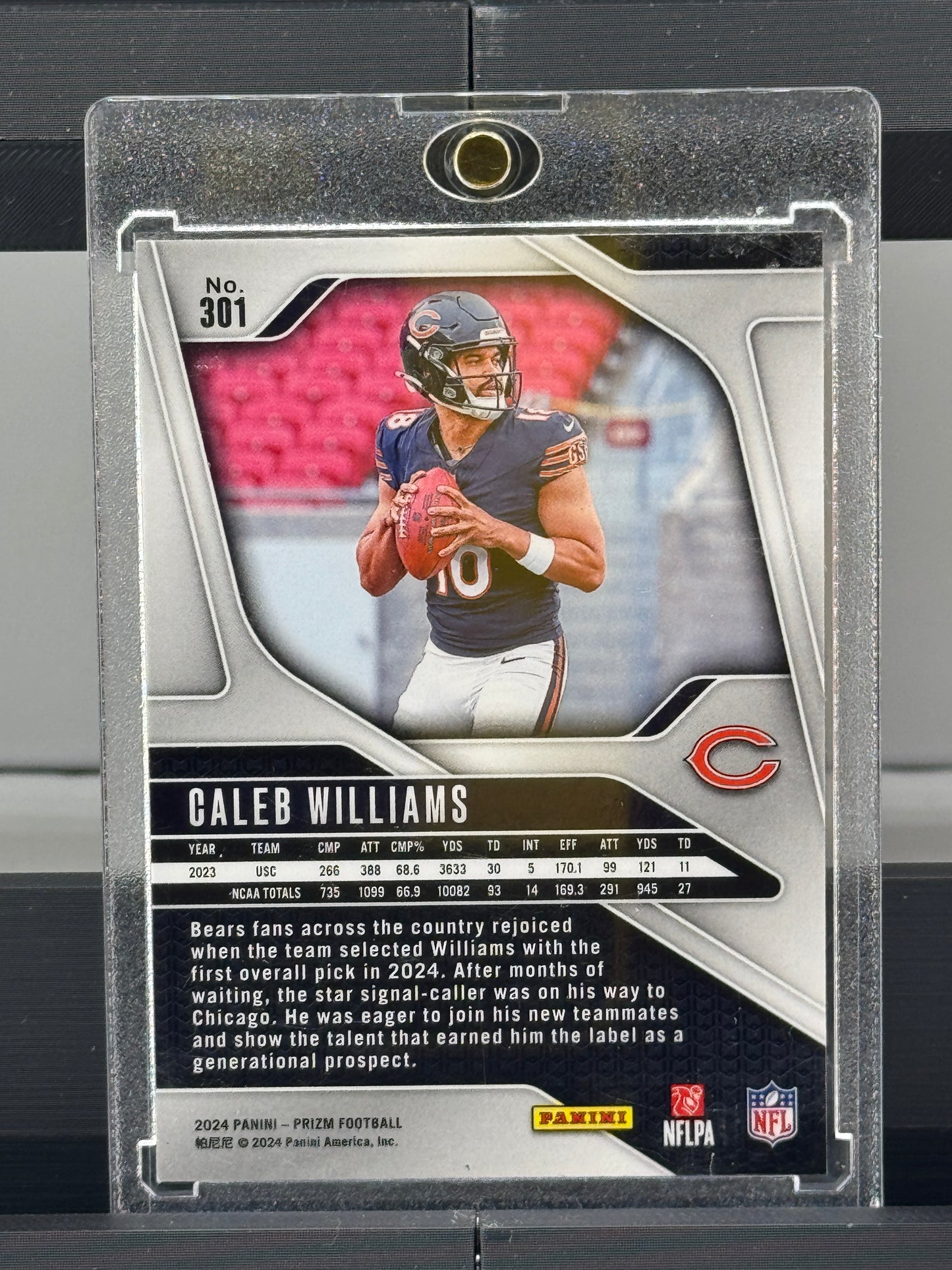 2024 Prizm #301 Caleb Williams RC Chicago Bears