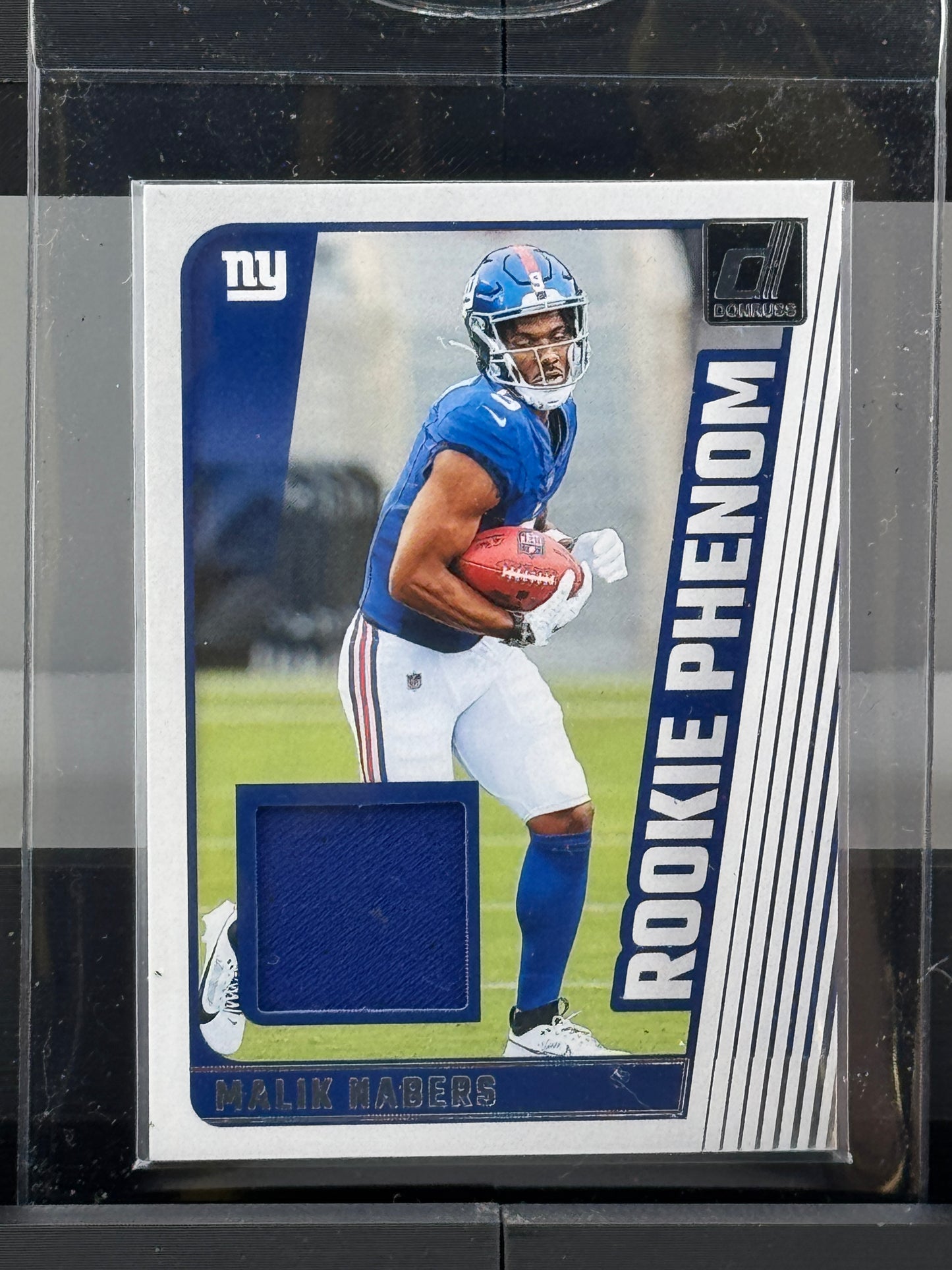 2024 Donruss #RPJ-MNA Malik Nabers Rookie Phenom Patch New York Giants