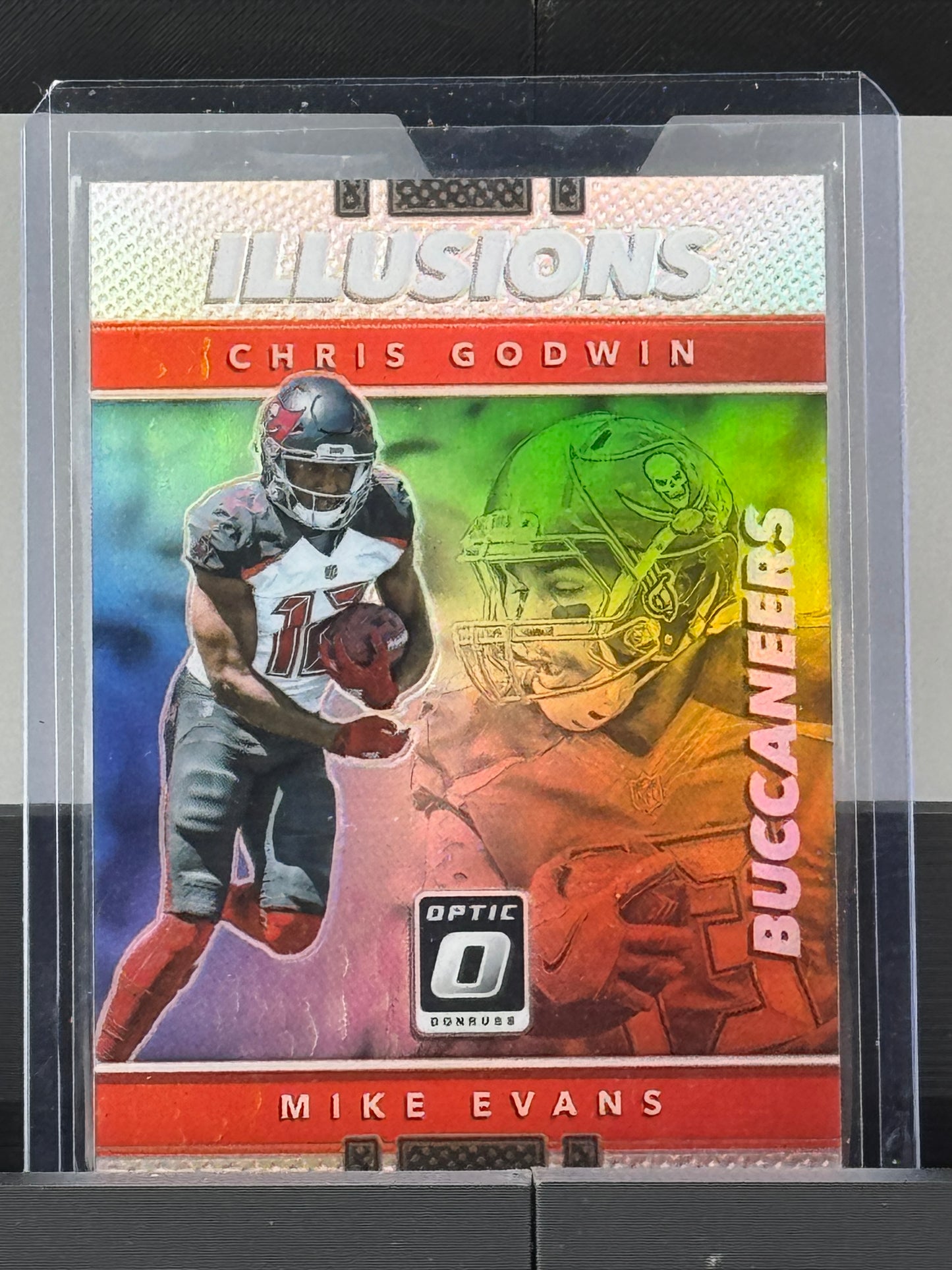2017 Donruss Optic #25 Chris Godwin Mike Evans Illusions Silver Prizm Tampa Bay Buccaneers