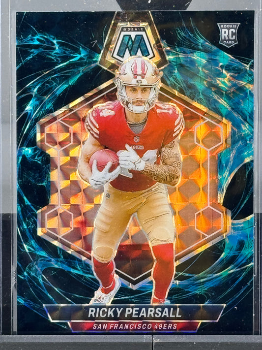 2024 Mosaic #331 Ricky Pearsall Genesis Prizm RC San Francisco 49ers