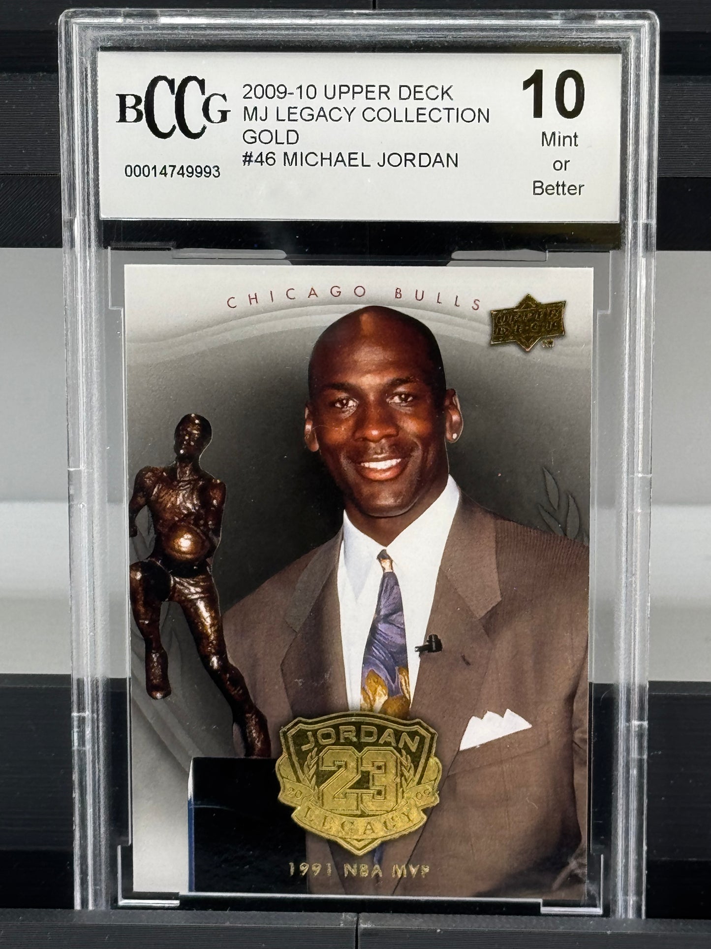 2009-10 Upper Deck MJ Legacy Collection Gold #46 Michael Jordan BCCG 10