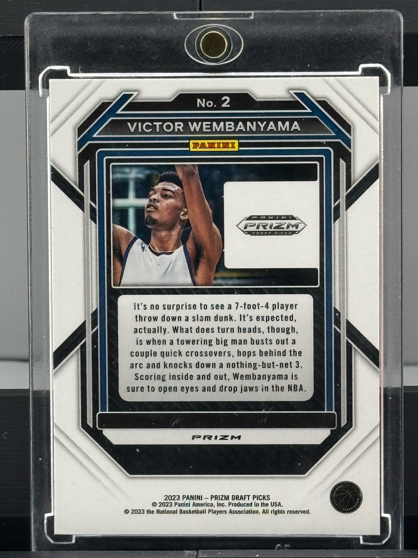 2023-24 Panini Prizm Draft Picks #2 Victor Wembanyama Green Prizm RC San Antonio Spurs