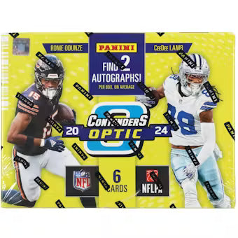 BREAK #3 NFL DIVISIONAL BREAK - 2024 PANINI CONTENDERS OPTIC HOBBY BOX