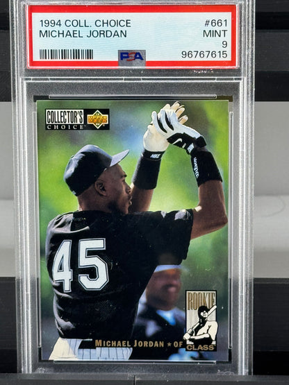 1994 Collectors Choice #661 Michael Jordan PSA 9