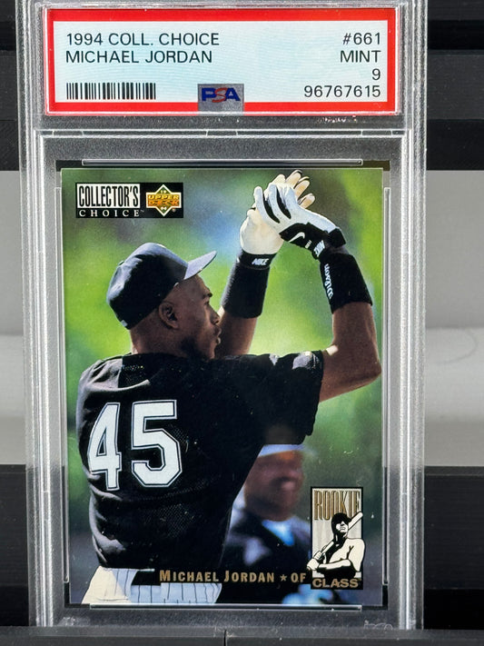 1994 Collectors Choice #661 Michael Jordan PSA 9