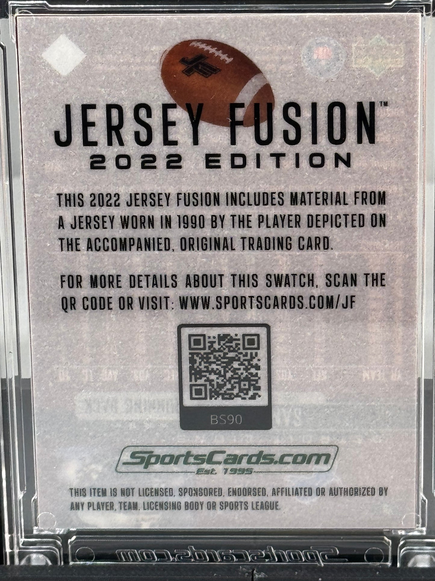 2022 Jersey Fusion Barry Sanders 4 Patch 19/50 Detroit Lions