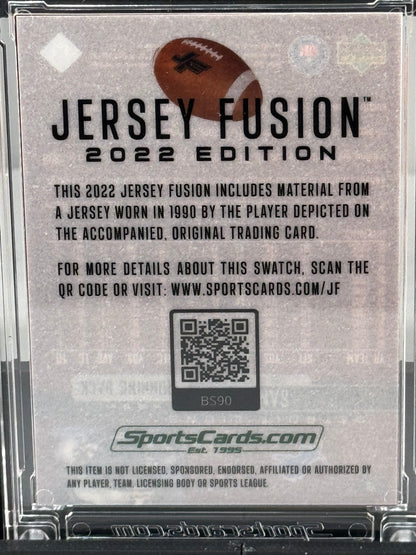 2022 Jersey Fusion Barry Sanders 4 Patch 19/50 Detroit Lions