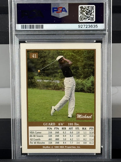 1990 Skybox #41 Michael Jordan PSA 8