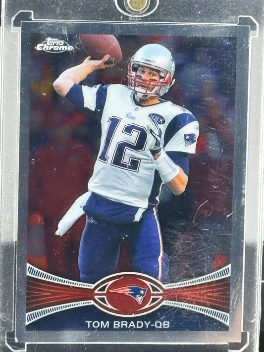 2012 Topps Chrome #220 Tom Brady New England Patriots