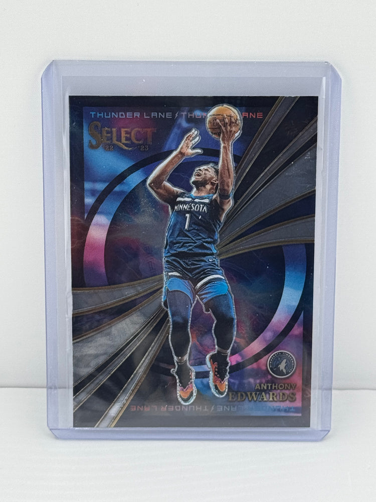 
                        2022-23 Select Anthony Edwards Thunder Lane #12 Minnesota Timberwolves - Rated Rookies
                    