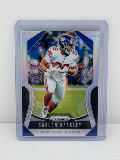 2019 Prizm Saquon Barkley Silver Prizm #46