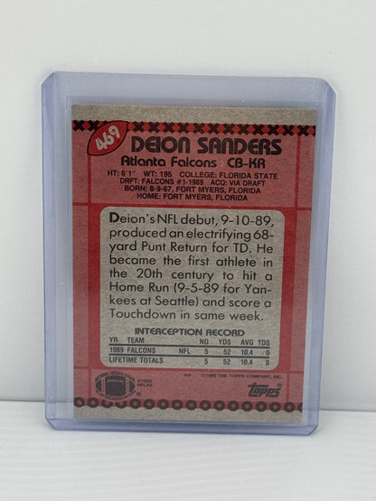 1990 Topps Deion Sanders RC #469