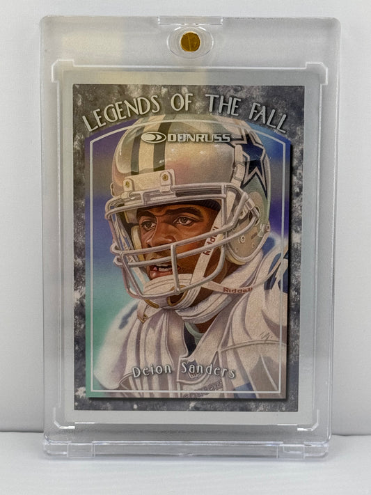 1997 Donruss #7 Deion Sanders Legends of the Fall 1206/10000