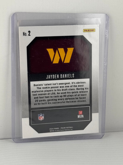 2024 Prizm #2 Jayden Daniels RC Emergent