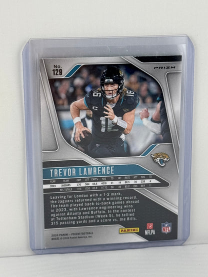 2024 Prizm #129 Trevor Lawrence Neon Green Pulsar