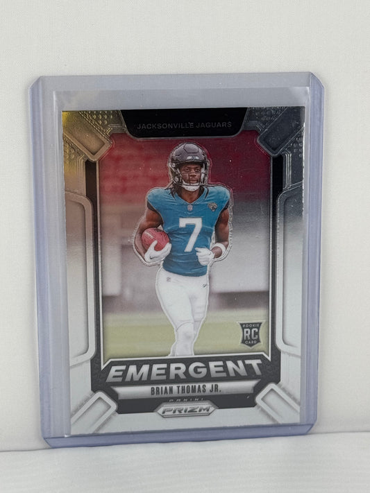 2024 Prizm #12 Brian Thomas Jr. RC Emergent