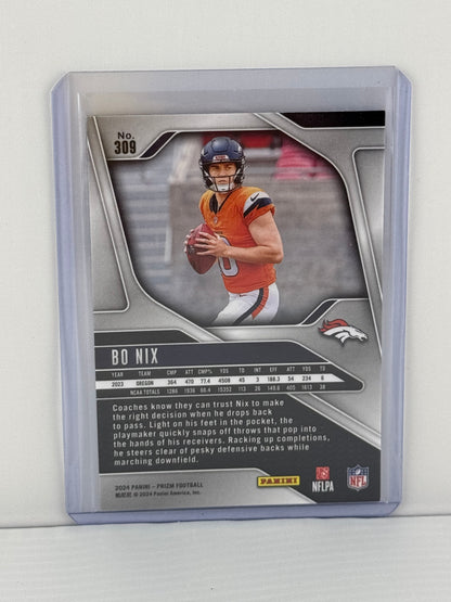 2024 Prizm #309 Bo Nix RC