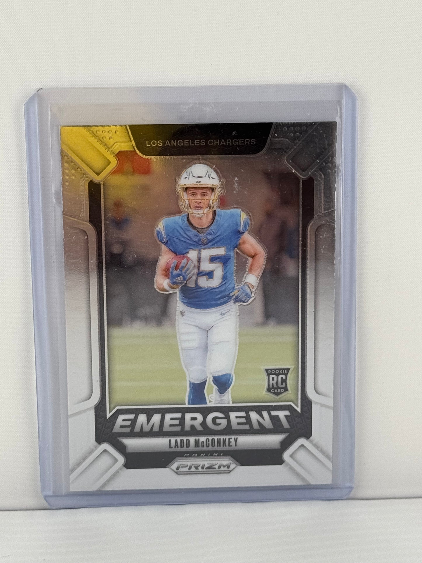 2024 Prizm #13 Ladd McConkey RC Emergent
