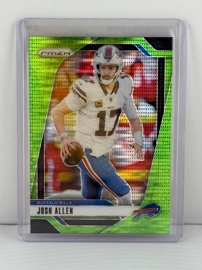 2024 Prizm #28 Josh Allen Neon Green Pulsar