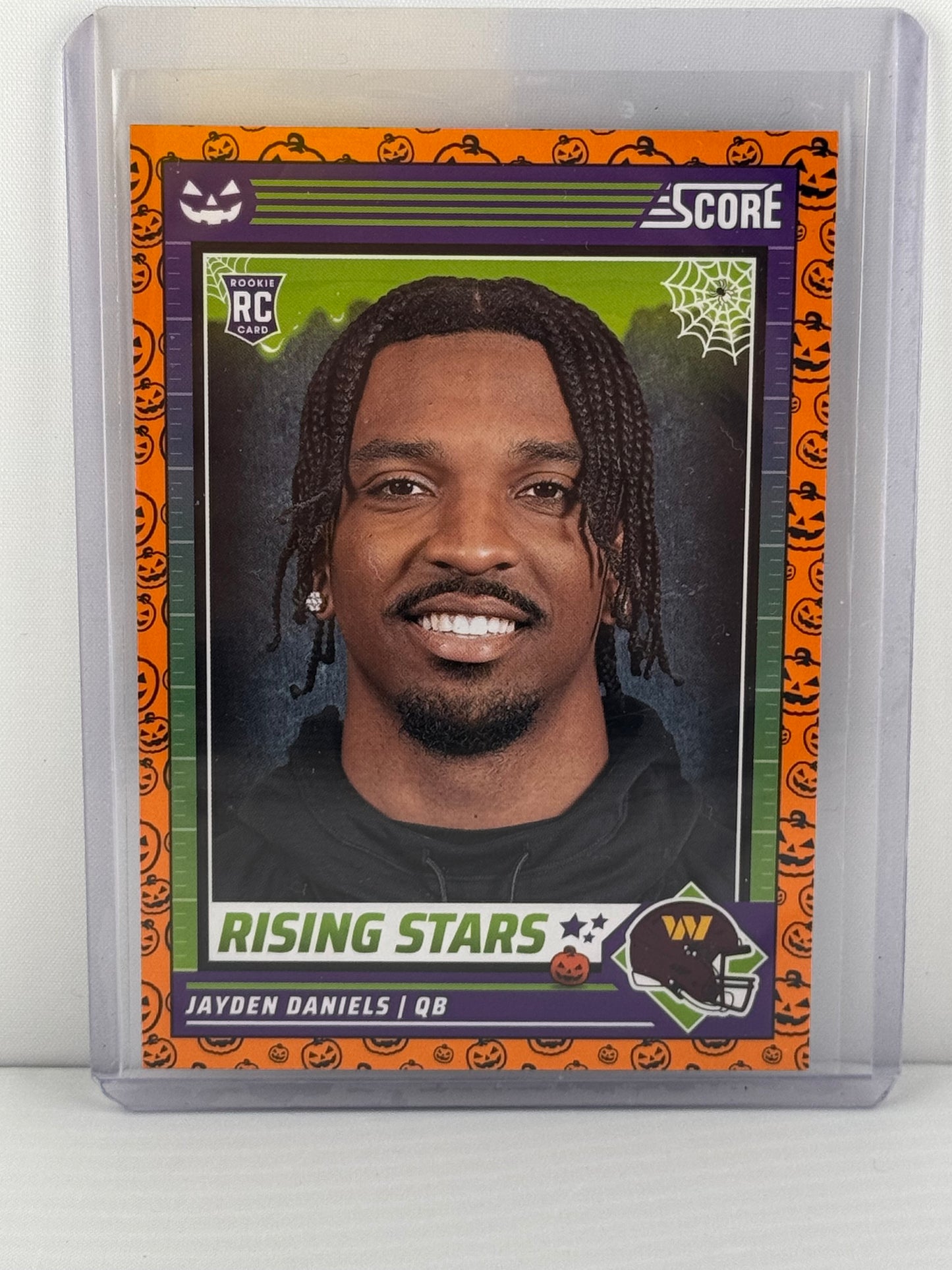 2024 Score-A-Treat #26 Jayden Daniels RC Orange