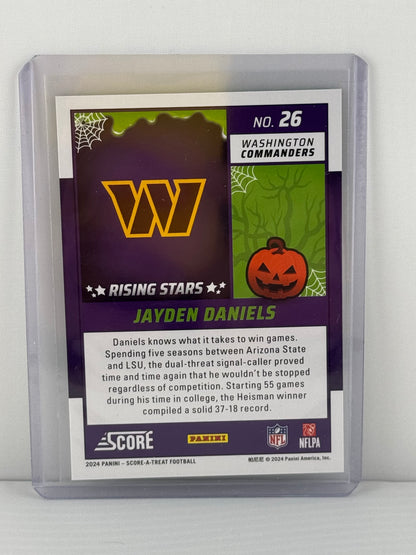 2024 Score-A-Treat #26 Jayden Daniels RC Green