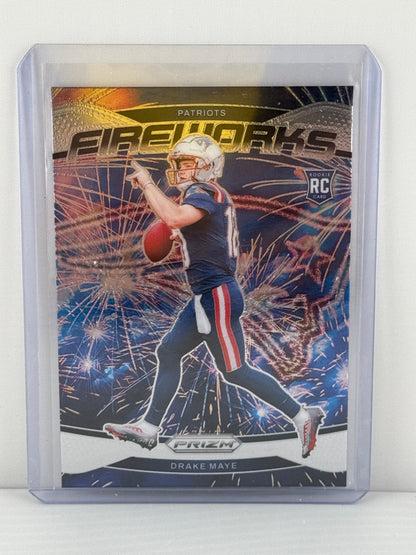 2024 Prizm #22 Drake Maye Fireworks