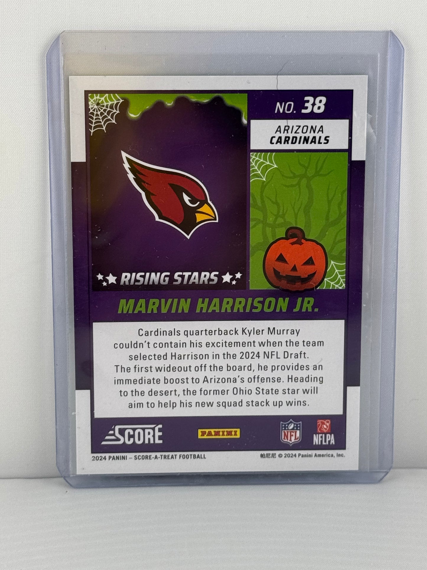 2024 Score-A-Treat #38 Marvin Harrison Jr. RC Green