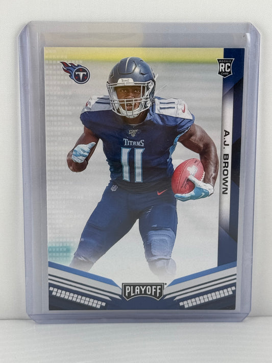 2019 Playoff #210 AJ Brown RC Tennessee Titans Philadelphia Eagles