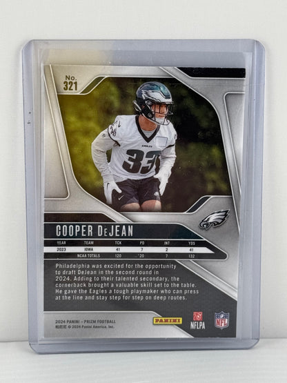 2024 Prizm #321 Cooper DeJean RC