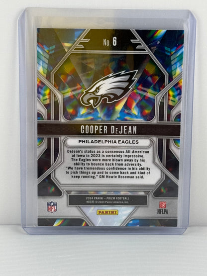 2024 Prizm #6 Cooper DeJean RC Prizmatic