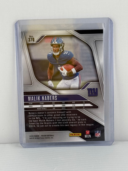 2024 Prizm #370 Malik Nabers RC