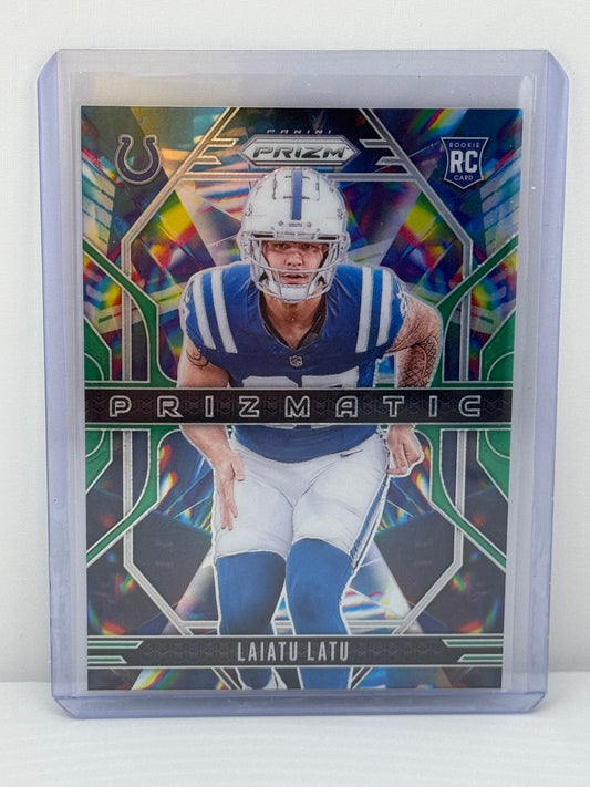 2024 Prizm #5 Laiatu Latu RC Prizmatic Silver Indianapolis Colts