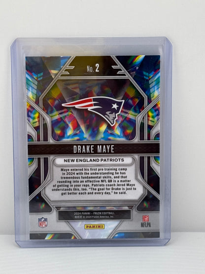 2024 Prizm #2 Drake Maye Prizmatic