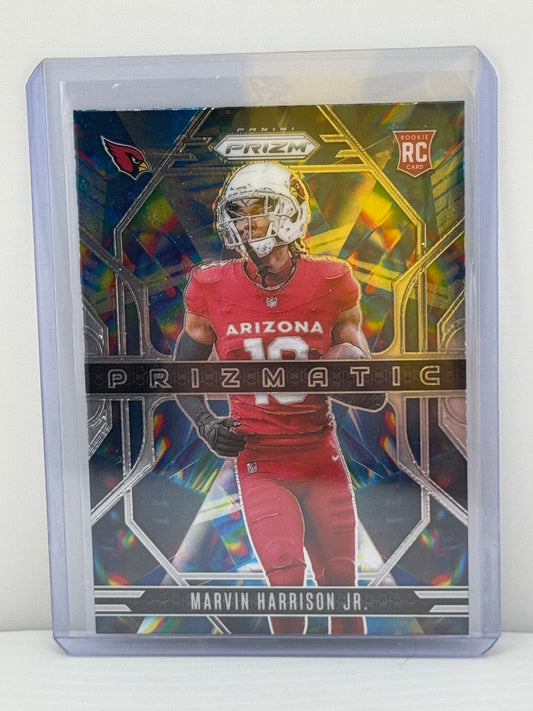 2024 Prizm #12 Marvin Harrison Jr. RC Prizmatic Arizona Cardinals