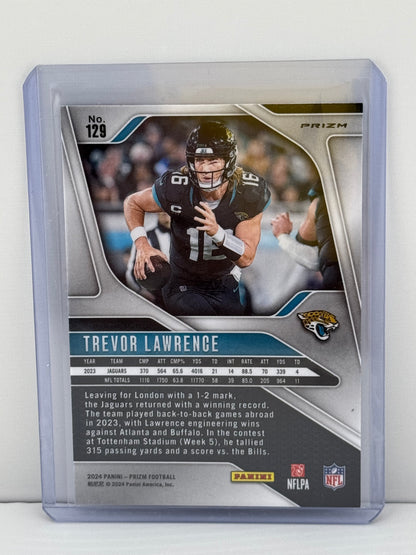 2024 Prizm #129 Trevor Lawrence Red White Blue Jacksonville Jaguars