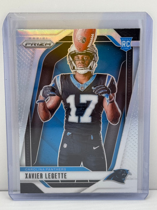 2024 Prizm #41 Xavier Legette RC Variation Silver