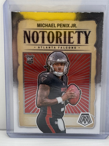 2024 Mosaic #20 Michael Penix Jr. Notoriety RC