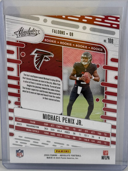 2024 Absolute #108 Michael Penix Jr. RC